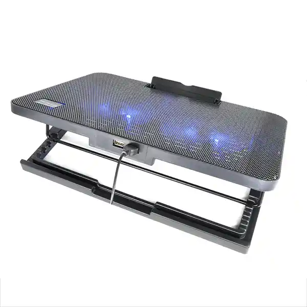 Base refrigerante ajustable N99 para portátil 2 ventiladores