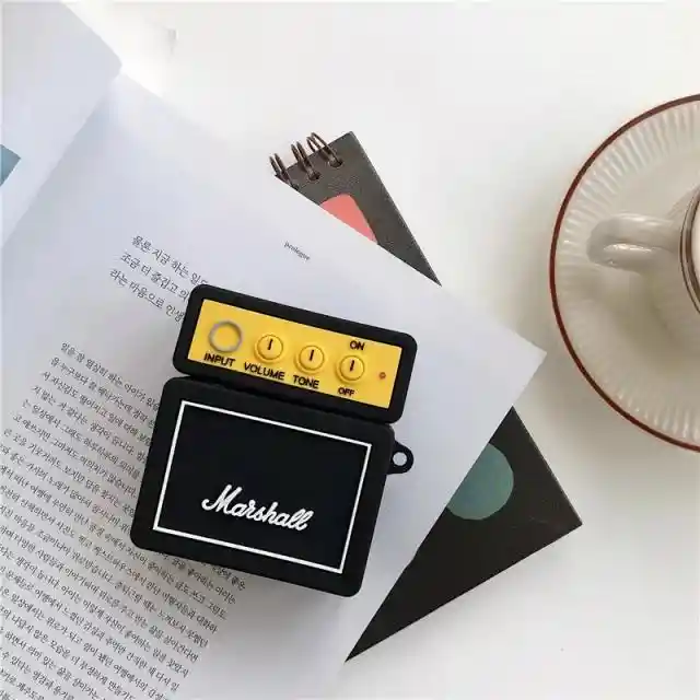 Marshall Funda Para Airpods 1/2 Gen. Diseño Amplificador