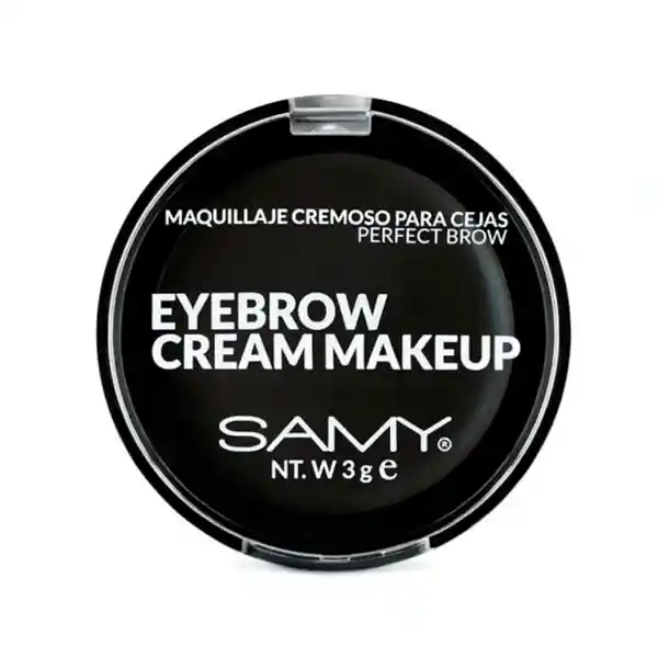 Samy Maquillaje Cremoso Para Cejas Negro N.3 X 4Gr