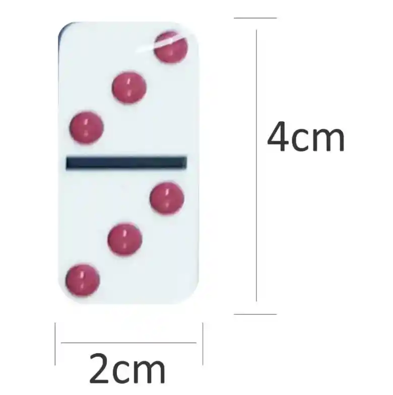  Juego De Mesa Domino 28 Fichas Colores Caja De Lujo