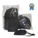 Tapabocas Ergonómico Gerson 2 Capas Color Negro  - 20 Unidades