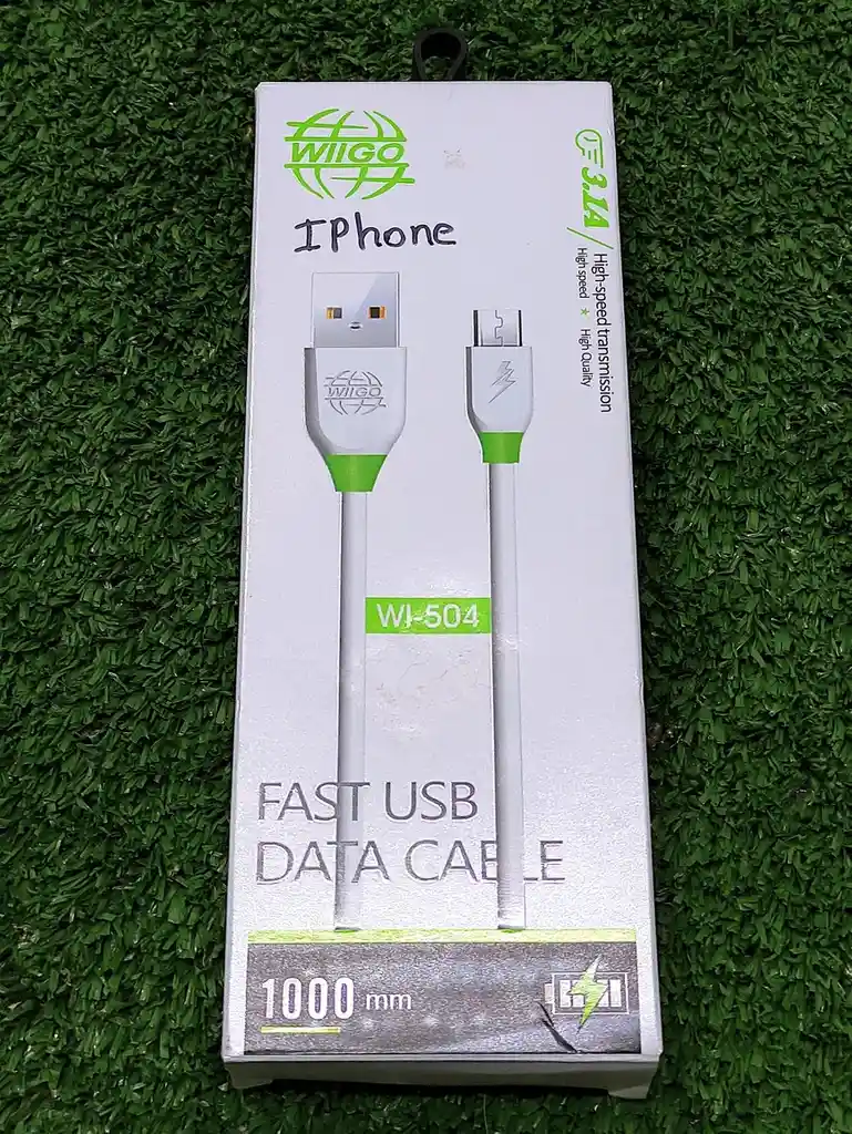 iPhoneCable Cargador Usb | 1000M | Wiigo | 3.1A | Ios | Apple