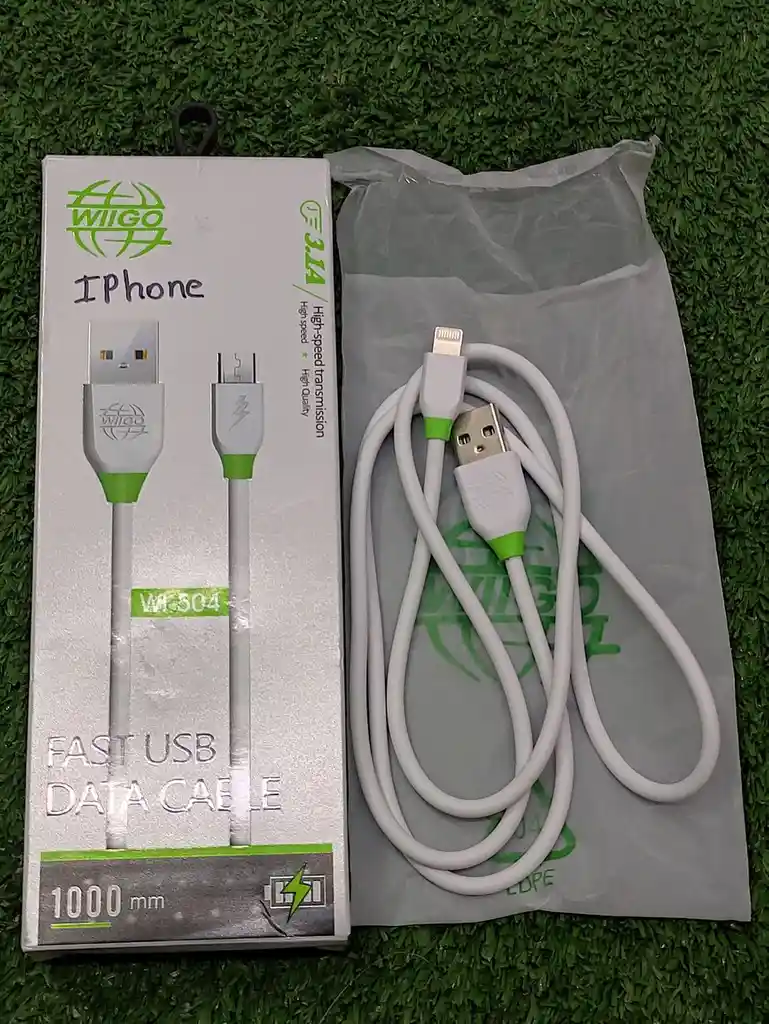 iPhoneCable Cargador Usb | 1000M | Wiigo | 3.1A | Ios | Apple