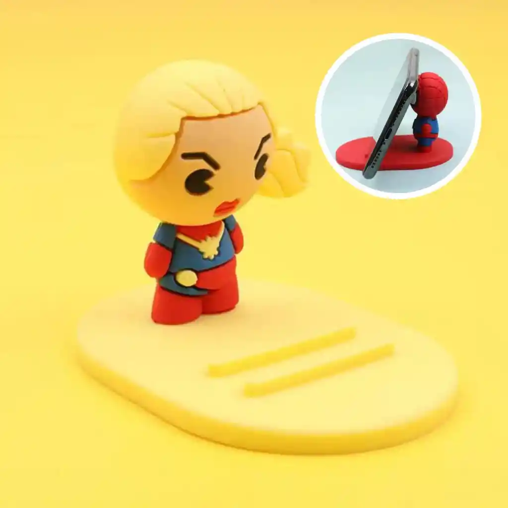 Soporte O Holder Para Celular Superhéroes Capitana Marvel