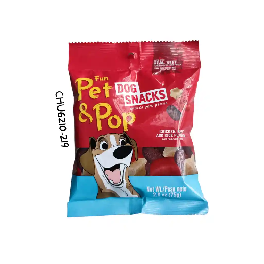 Snacks Pet & Pop X75Gr