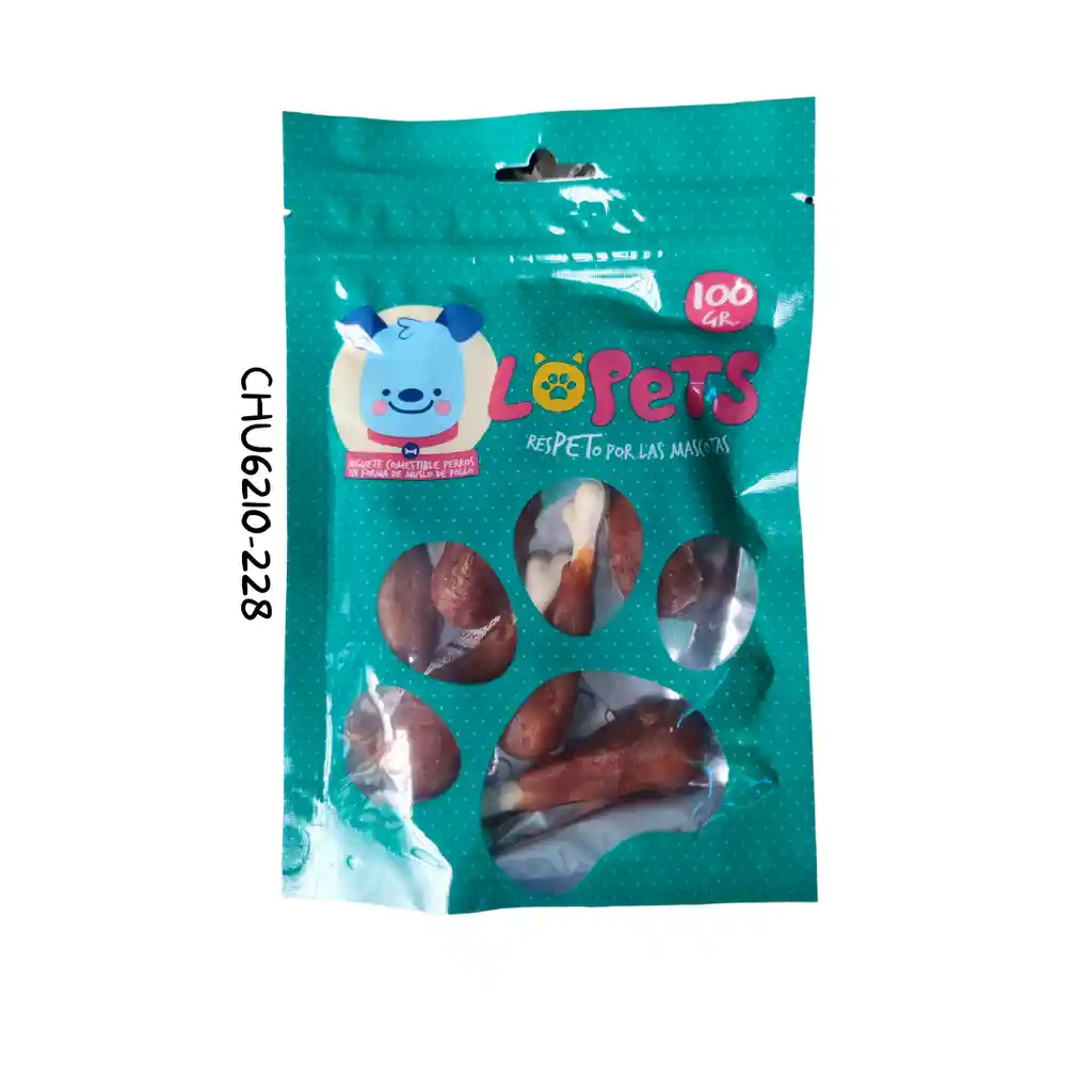 Lopets Juguete Comestible Para Perro / Muslo De Pollo