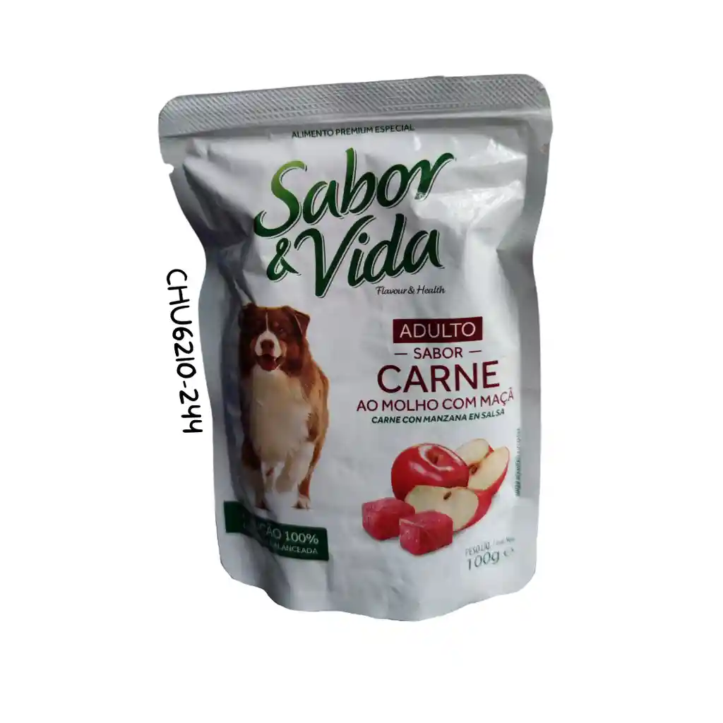 ALIMENTO CARNE Y MANZANA SABOR & VIDA