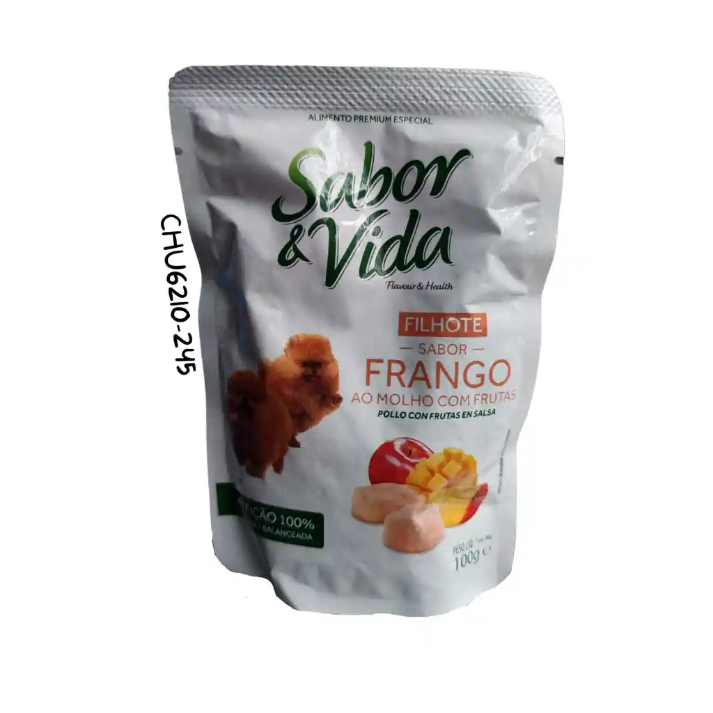 ALIMENTO POLLO Y FRUTAS CACHORRO SABOR & VIDA