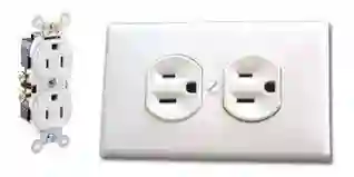 Toma Corriente Leviton Con Tapa