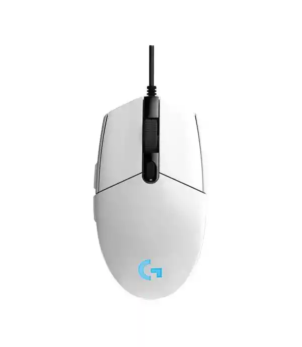 Logitech Mouse De Juego G Series Lightsync G203 Blanco