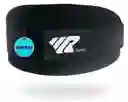 Cinturón Para Pesas Gimnasio Poliéster Ajustable Con Velcro Negro 