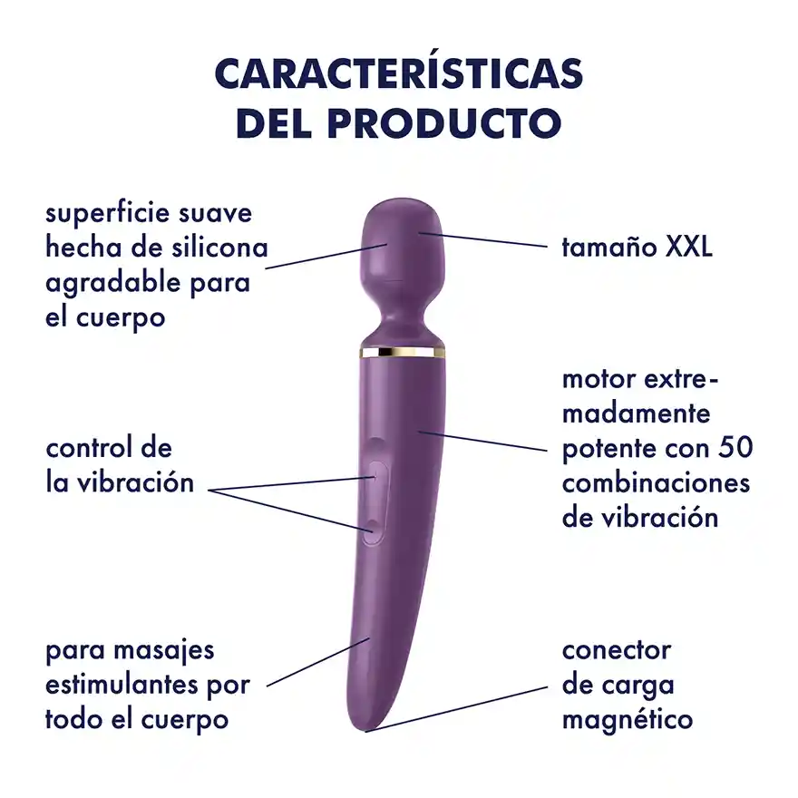 Vibrador Hitachi Wand-er Woman Morado Satisfyer