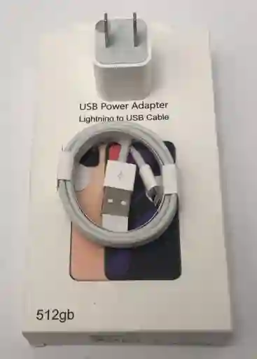 Cargador De Iphone 5w Entrada Usb