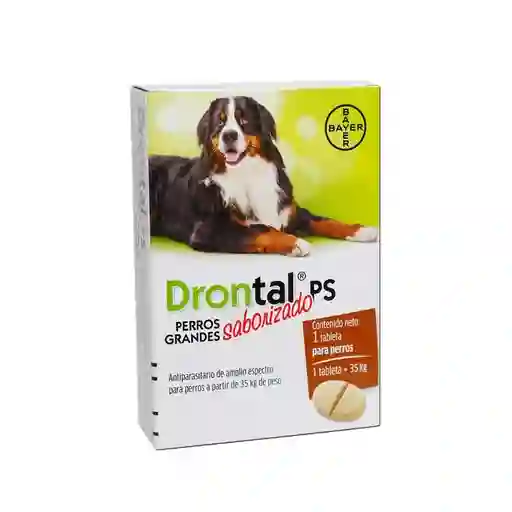 Drontal Ps Perros Grandes (35 Kg) X 1 Tableta