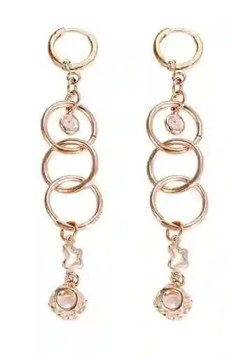 Aretes Largos Dorados