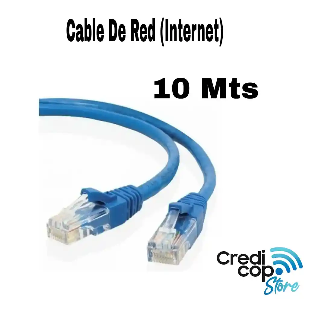 Cable Red Internet 10 Metros Rj45 Categoria 5e