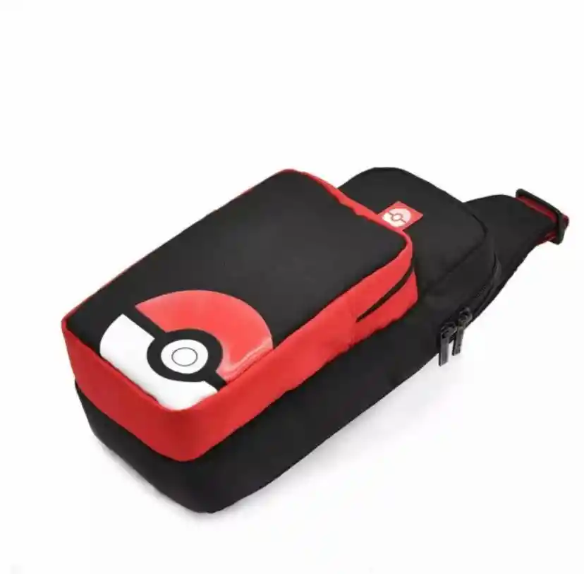 Nintendo Switch Maleta Riñonera Pokebola + Acrilico