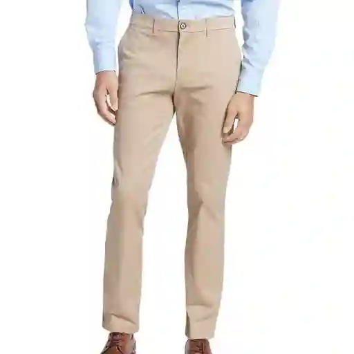 Tommy Hilfiger Talla 32x32 - Pantalon Hombre Essential Chino Slim Fit Stretch Beige