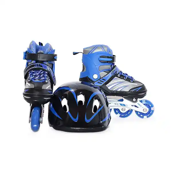 Patines De Iniciación Para Niños Azul