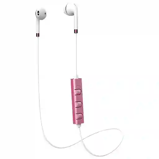 Audífonos Wireless Eardbuds - Blanco / Rosa