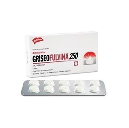 Griseofulvina X 250 Mg Blister X 10 Tabletas