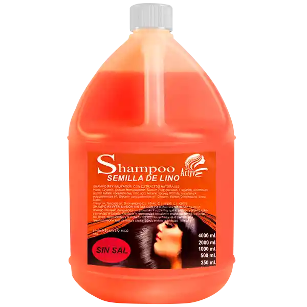 Active Shampoo Semilla De Lino X4000ml