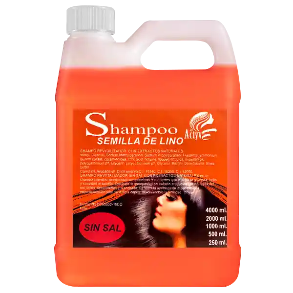 Active Shampoo Semilla De Lino X2000