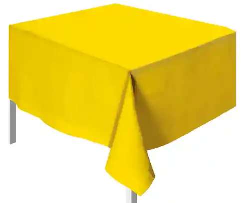 Mantel Plastico Amarillo