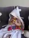 Toalla Delantal Con Capota Para Bebé Niña