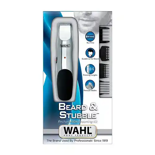 Wahl Maquina Afeitar Beard & Stubble Barbera Inalambrica 15 Piezas