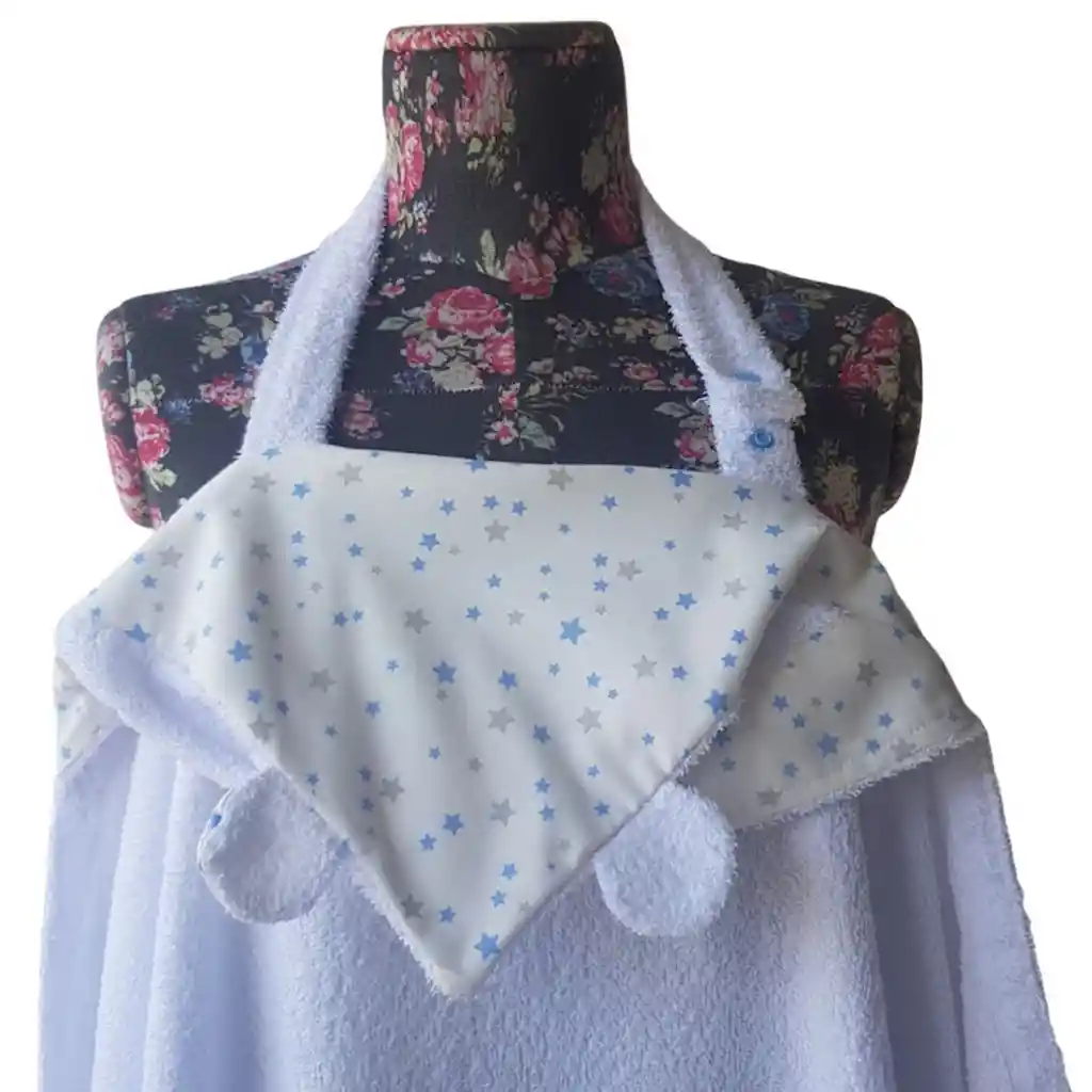Toalla Delantal Con Capota Para Bebé Niño