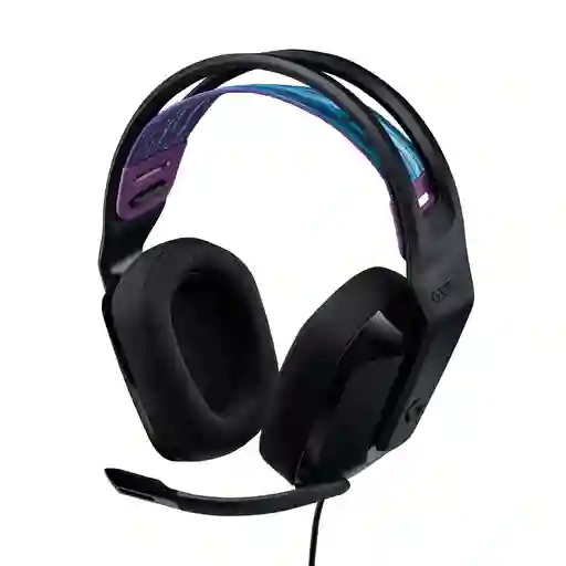 Logitech Diadema Gamer G335 / Color & Confort. Pc. Ps5. Xbox Negro