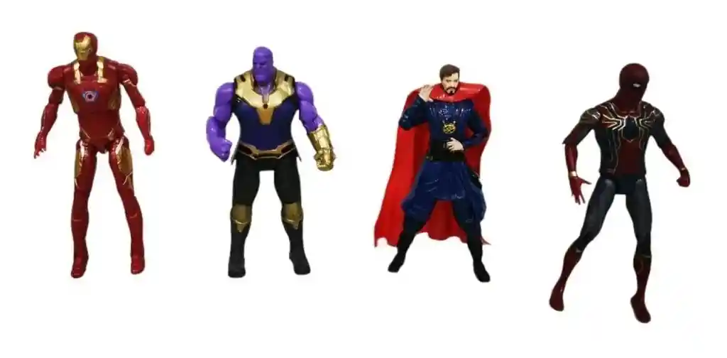 Muñecos Figuras Coleccionables Advengers Set 4 Unidades