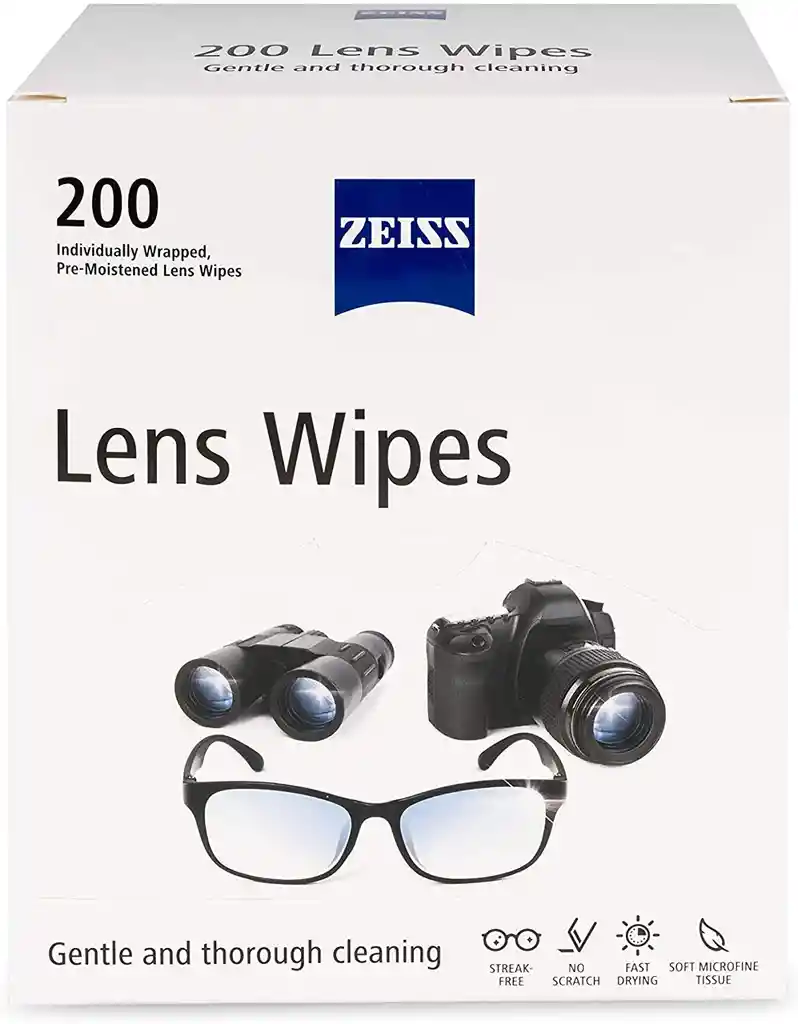 Paños Antiempañantes Wipes Limpiar Gafas Lentes Zeiss 200 Ud