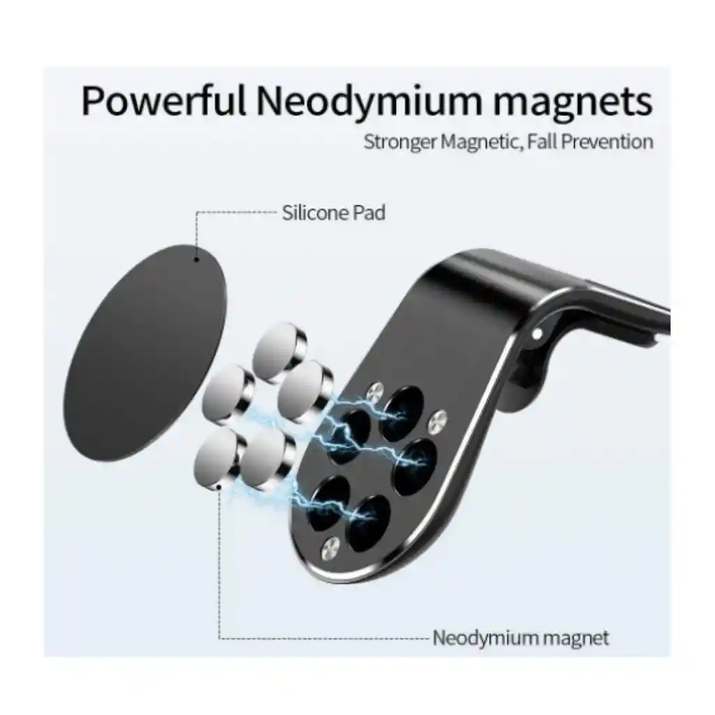 Holder Rejilla Automovil Pronix Magnetico Original Calidad Nixh-14