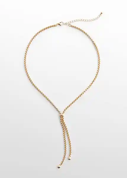 Collar Tami Oro Talla 99 Mujer Mango