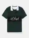 Polo Hombre Verde Talla X-Large 4570300 American Eagle
