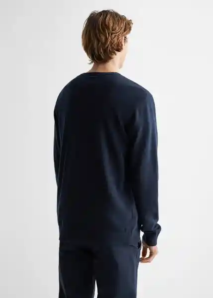 Saco Jersey Bass Neck Navy Talla 19 Mango Teen Boy Mango