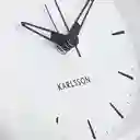 Present Time Reloj Despertador Mecanismo Silencioso Calm Blanco
