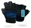 Guantes Para Pesas Gimnasio Gym Fitness Ciclismo Hombre Azul