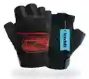 Guantes Para Pesas Gimnasio Gym Fitness Ciclismo Hombre Rojo