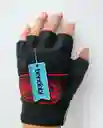 Guantes Para Pesas Gimnasio Gym Fitness Ciclismo Hombre Rojo