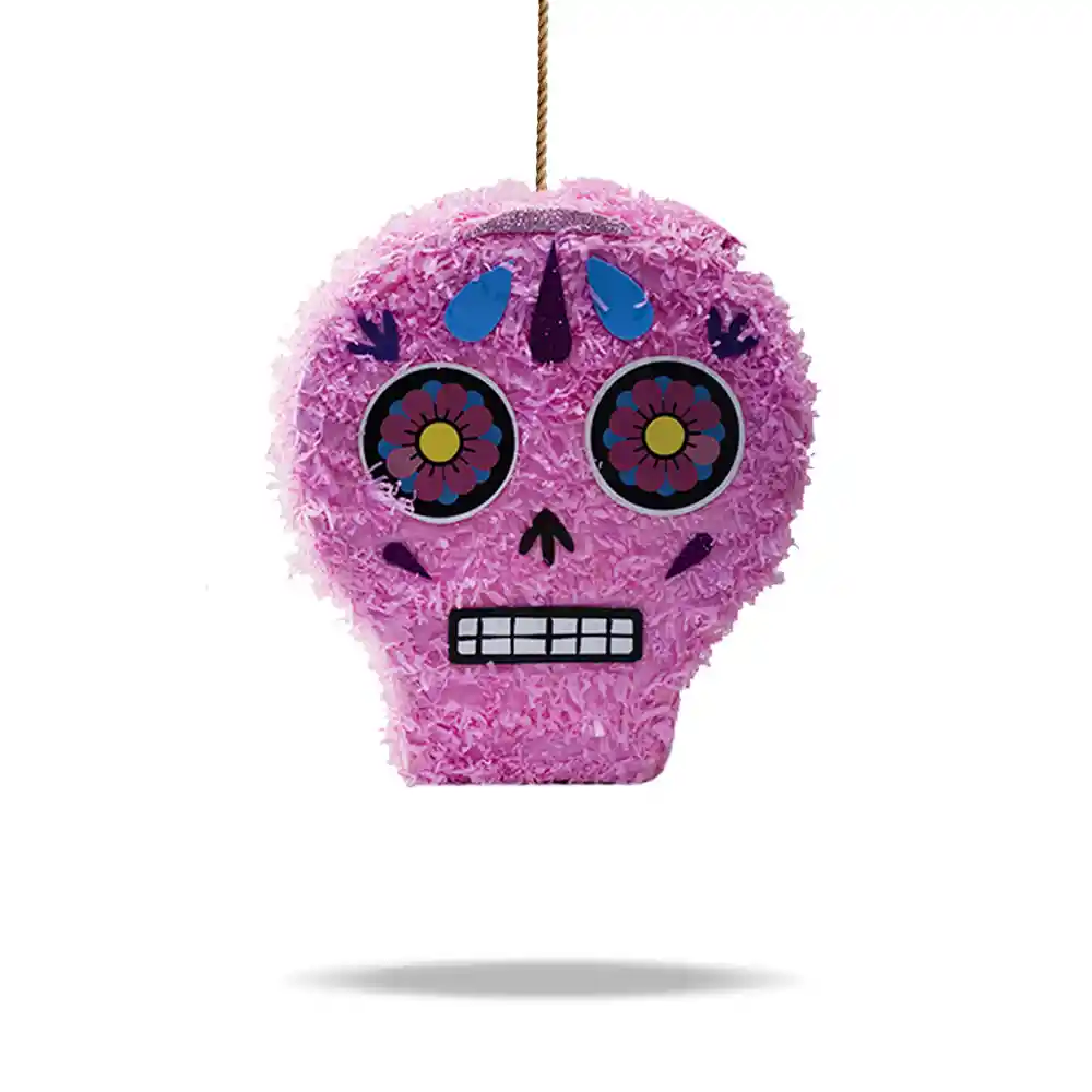 Piñata Pink Mexican Skull S