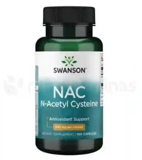 Nac Acetyl Cysteine 100 Capsulas 600 Mg Swanson