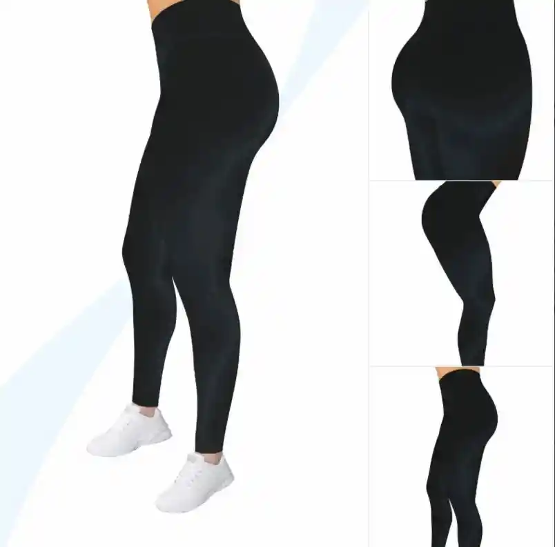 Leggins Deportivo Lycra Pantalón Deporte Mujer Negro