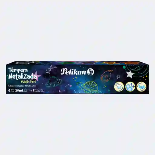 Pelikan Tempera Color Metalico X 6