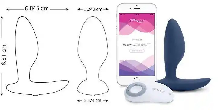 We Vibe Ditto Vibrador Plug Anal