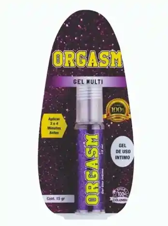 Gel Lubricante Intimo Multiorgasmo Pink Orgasm 15gr