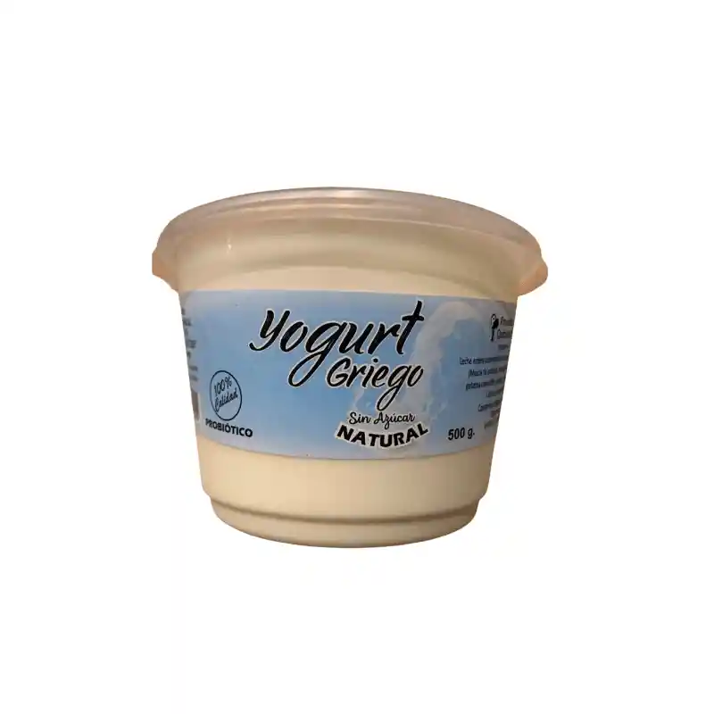 Yogurt Griego Natural 0% Azúcar 500 Grs – Quitandiña