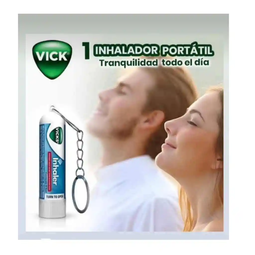 Inhalador Portátil Nasal Vicks X 3und